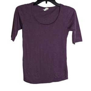 Anvil Deep Scoop Half Sleeve‎ Size XS T-Shirt